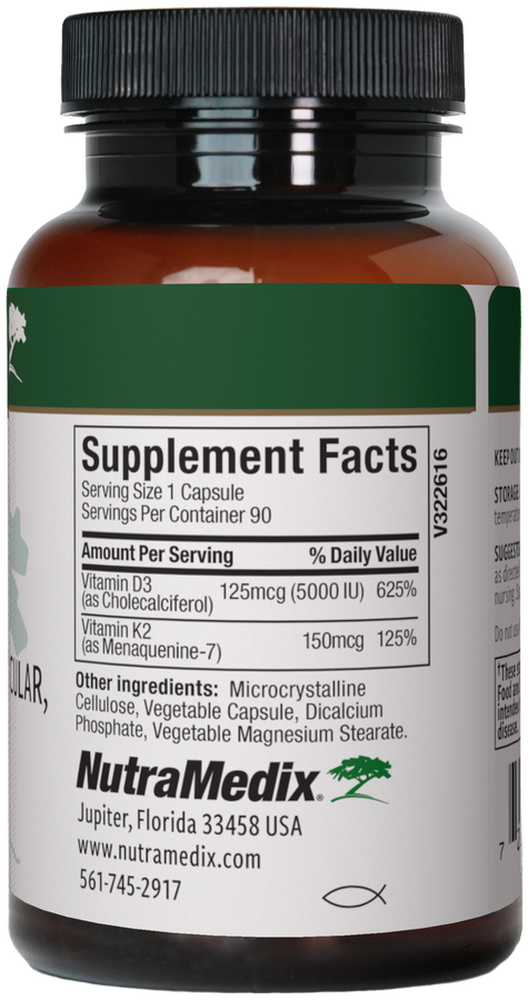 Vitamins D3 & K2 facts