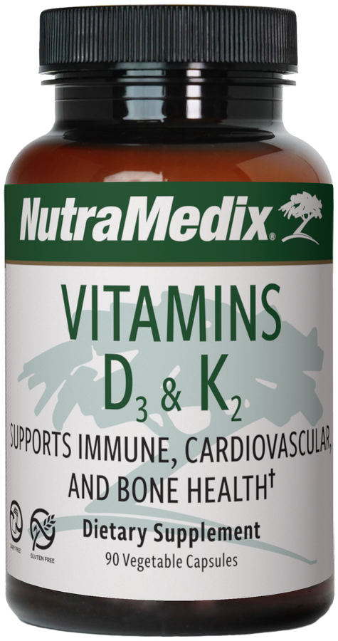 Vitamins D3 & K2 - 90 Veg. Caps.
